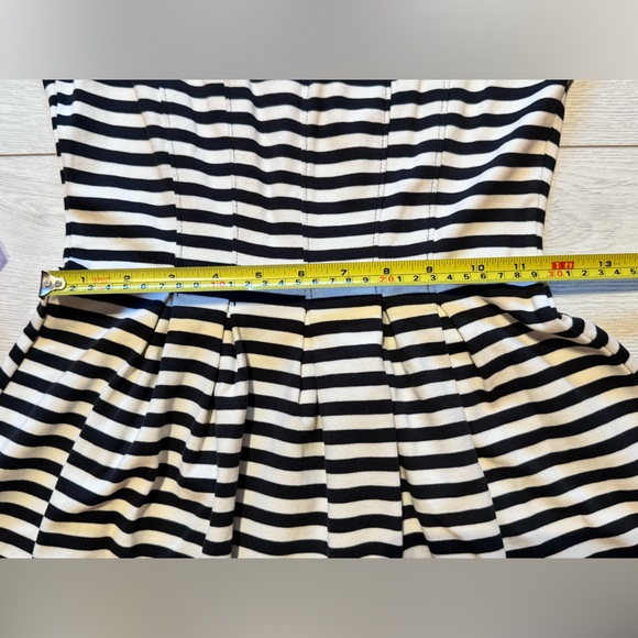 Monteau Striped Mini Dress - Size Medium - Picture 6 of 7